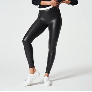 Spanx Faux Leather Leggings (NWOT)